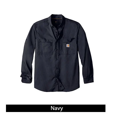 Carhartt Solid Long-Sleeve Button-Down Shirt