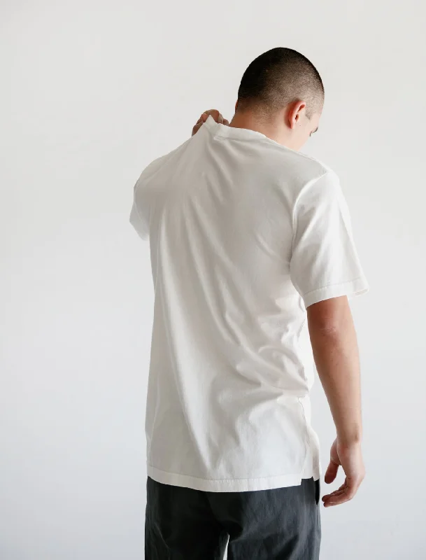 Embroidered Clean T White