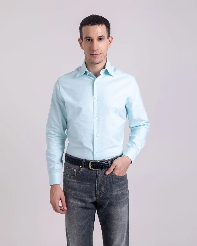 Classic Pale Blue Oxford Shirt