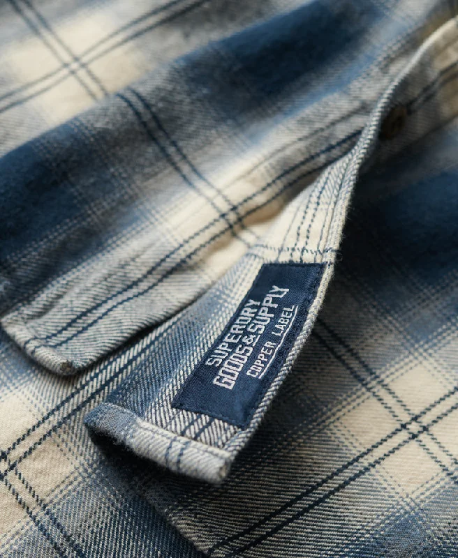 Cotton Lumberjack Shirt | Cedar Check Navy