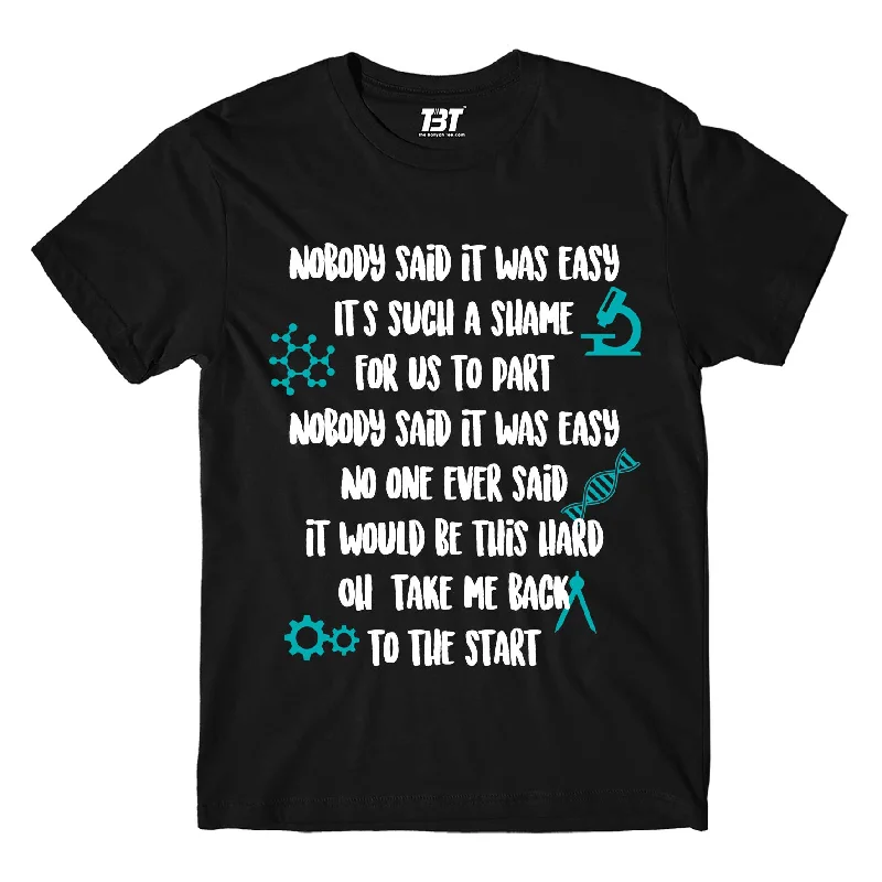 T shirt - The Scientist Typography