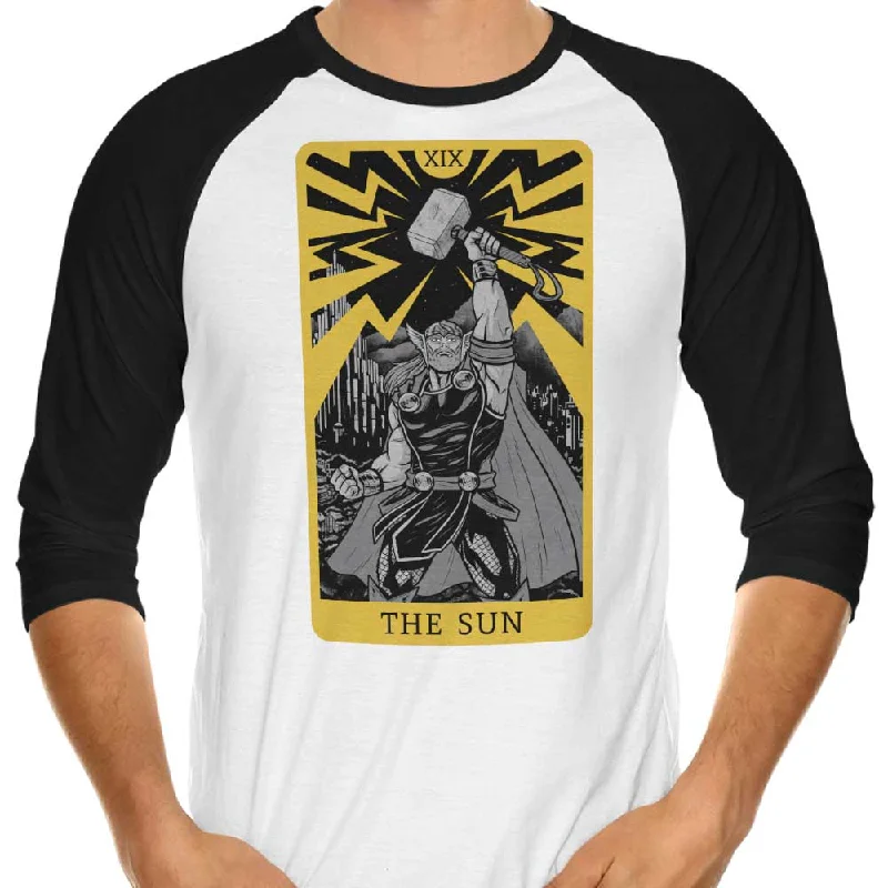 Tarot: The Sun - 3/4 Sleeve Raglan T-Shirt