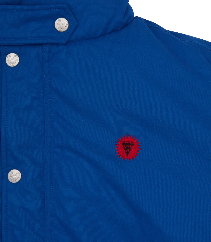 DROPPED CONE PUFFER JACKET - BLUE