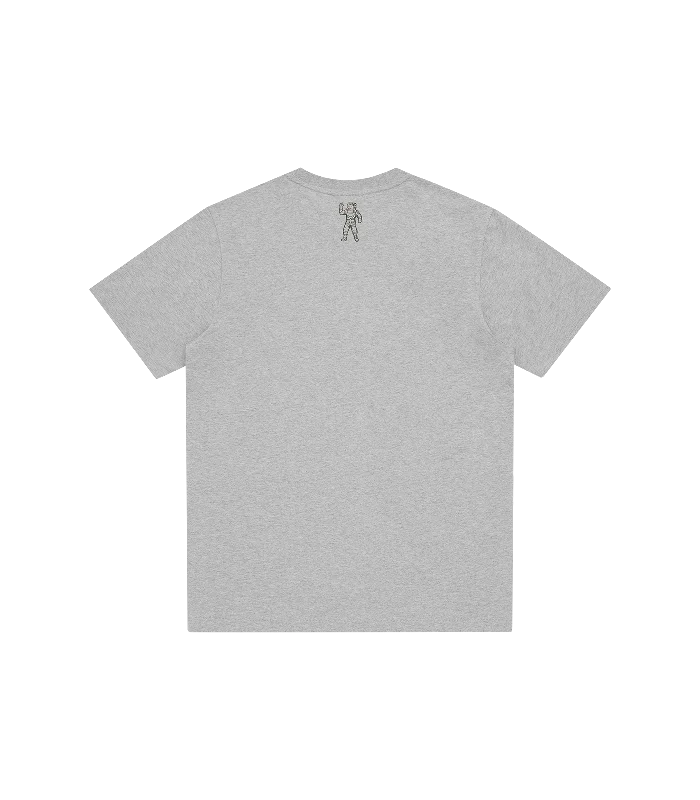 DUCK CAMO ARCH LOGO T-SHIRT - HEATHER GREY