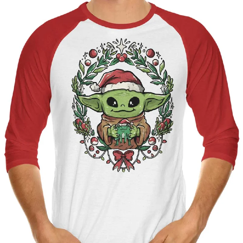 Child Christmas - 3/4 Sleeve Raglan T-Shirt