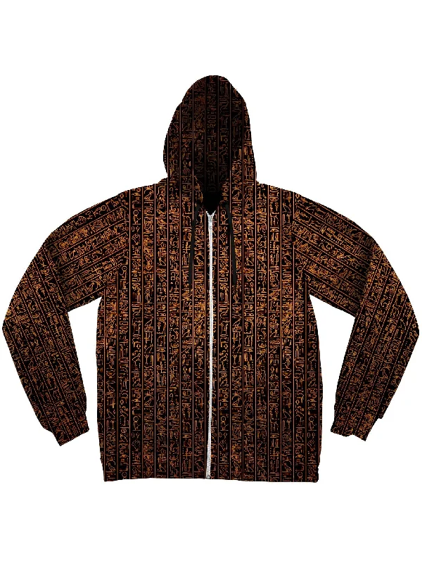 Egyptian Glyphs (Golden) Unisex Hoodie