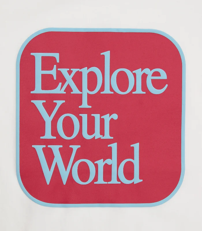 EXPLORE YOUR WORLD T-SHIRT - WHITE