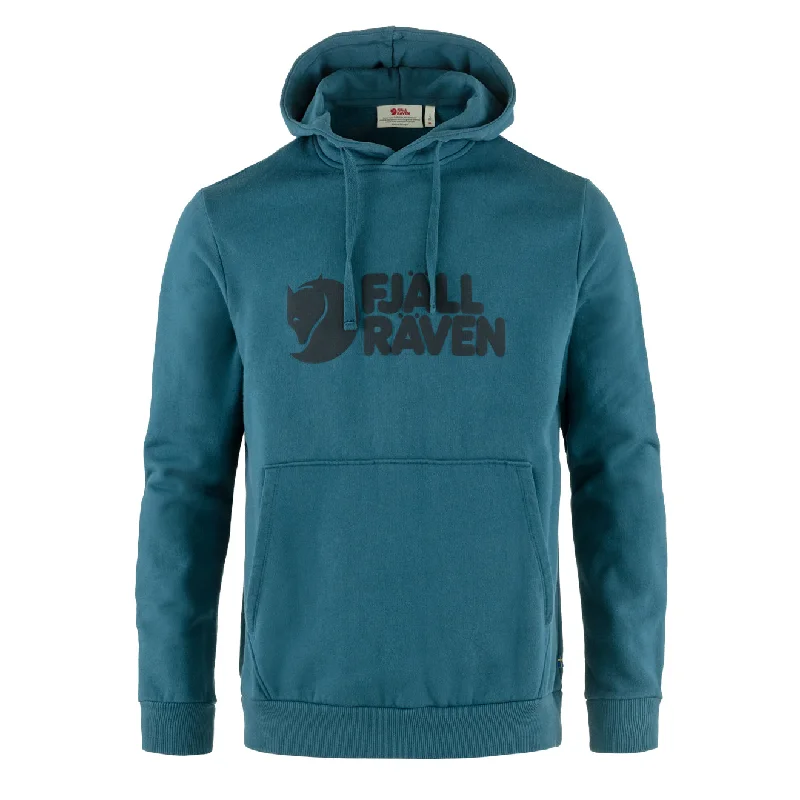 Fjallraven Logo Hoodie Deep Sea