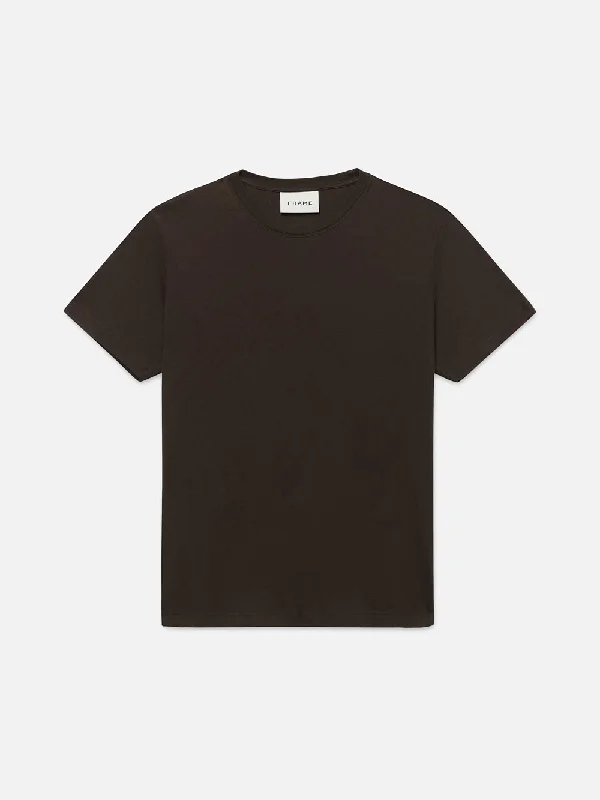 FRAME Logo Tee -- Marron