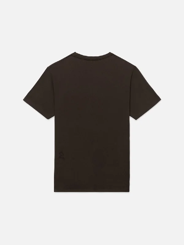 FRAME Logo Tee -- Marron