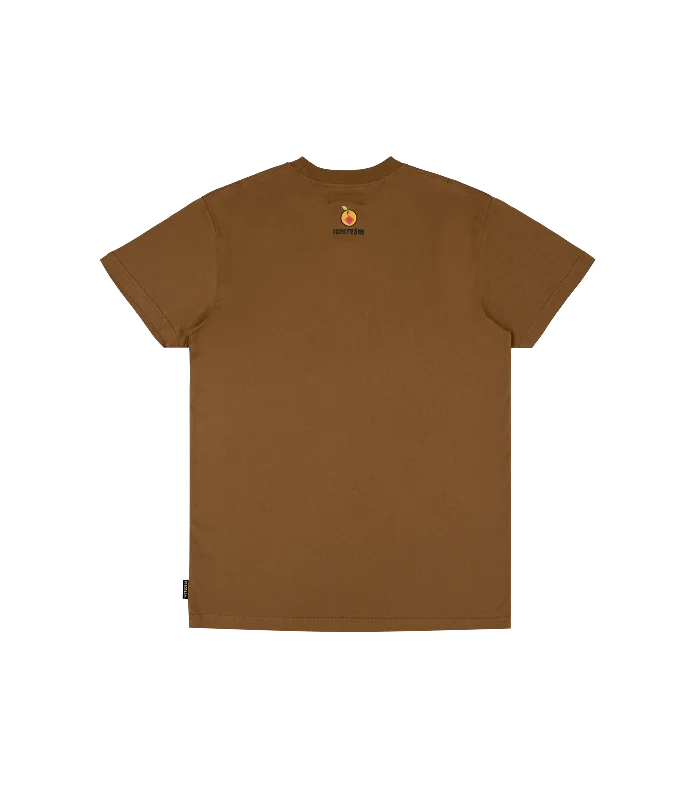 FRUITFUL ICECREAM TEE - BROWN