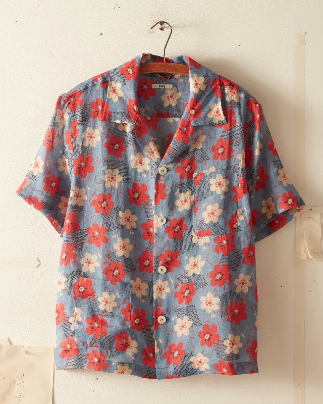 Geo Poppy Short Sleeve Shirt