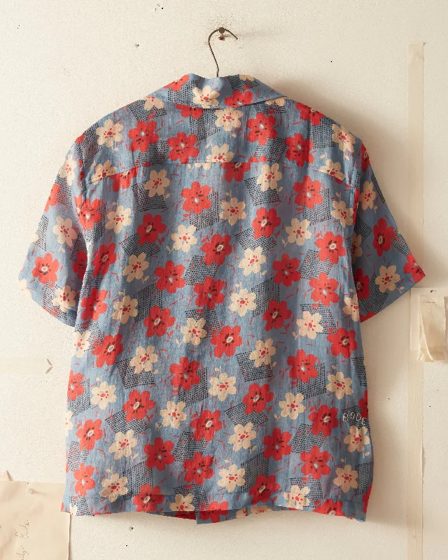 Geo Poppy Short Sleeve Shirt