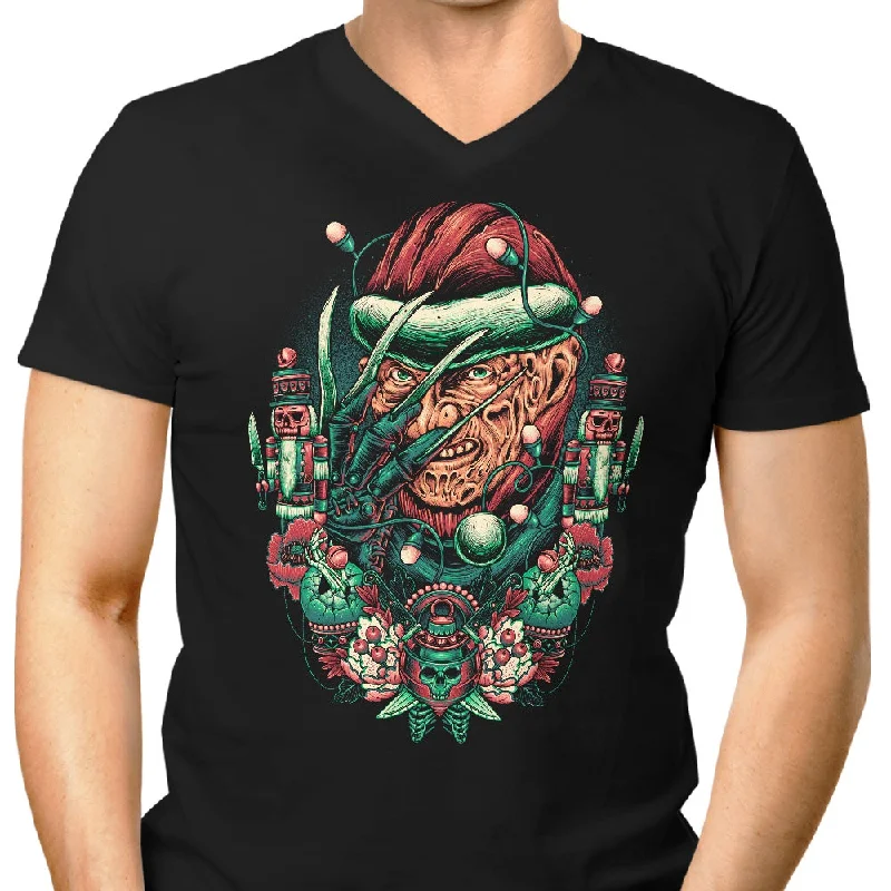 Holidays at Elm Street - Men's V-Neck