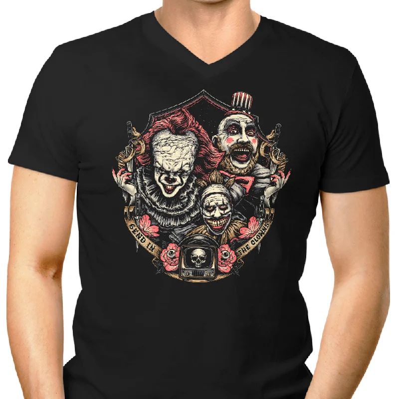 Send in the Clowns - Men's V-Neck