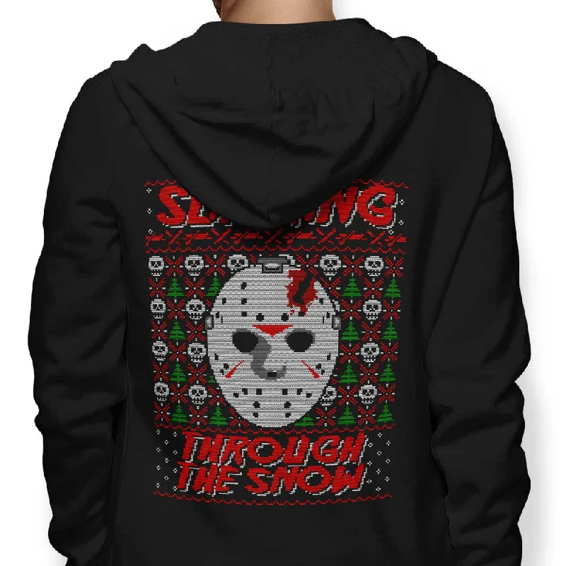 Slashing Through the Snow - Hoodie