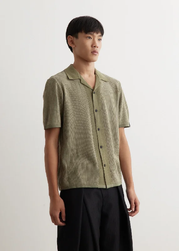 Harvey Knit Camp Shirt