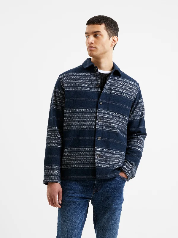 Heavy Twill Stripe Overshirt