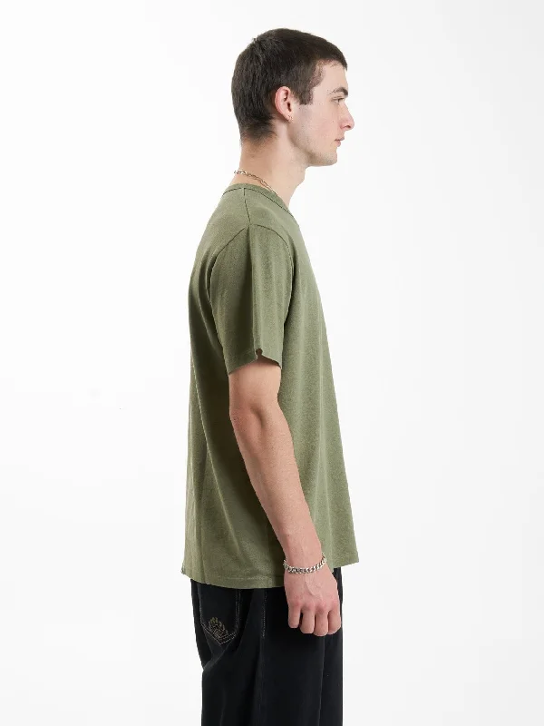 Hemp Issued Merch Fit Tee - Mild Army