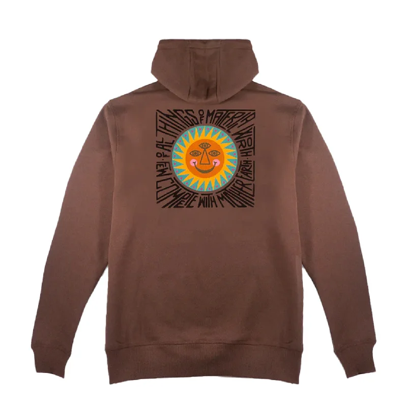 Hikerdelic Material Worth Hoodie Brown