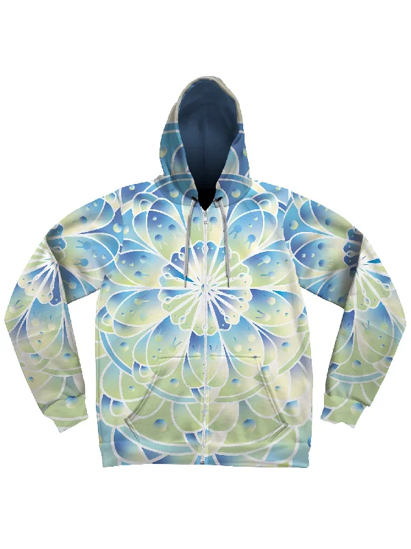 Indigo Ice Mandala Unisex Hoodie