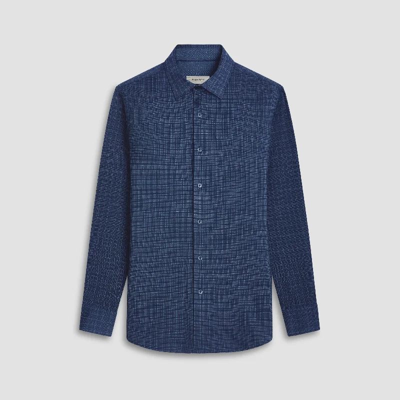 JIMMY Double Sided Plaid/Herringbone OoohCotton Shirt