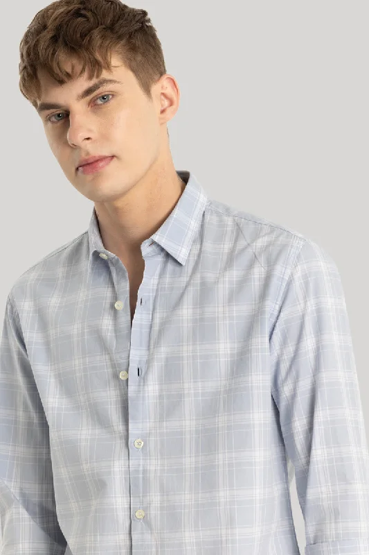 Light Grey Checks Shirt