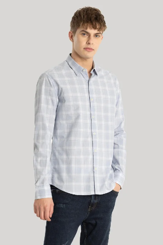 Light Grey Checks Shirt