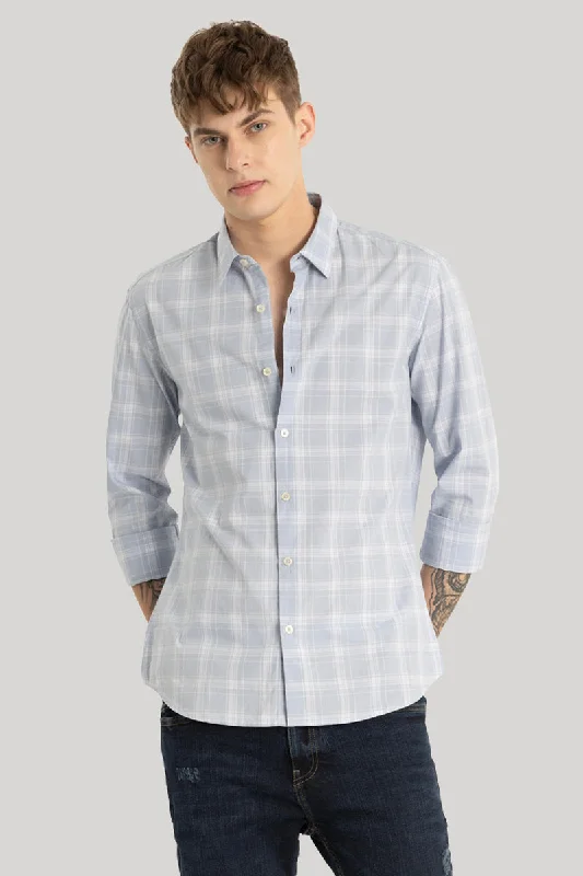 Light Grey Checks Shirt