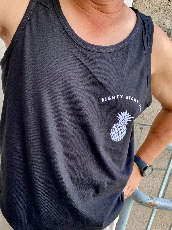 SMALL / 88TEES WHITE PINEAPPLE