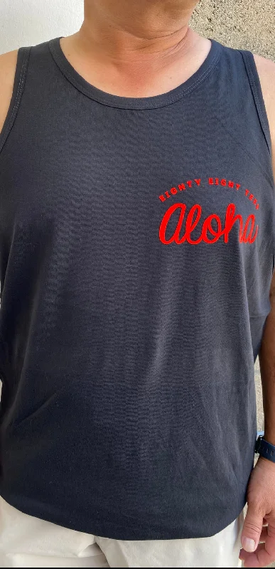 SMALL / 88TEES RED ALOHA