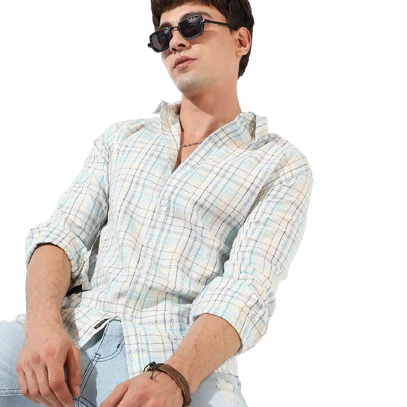 Men's Checkered Casual Shirt