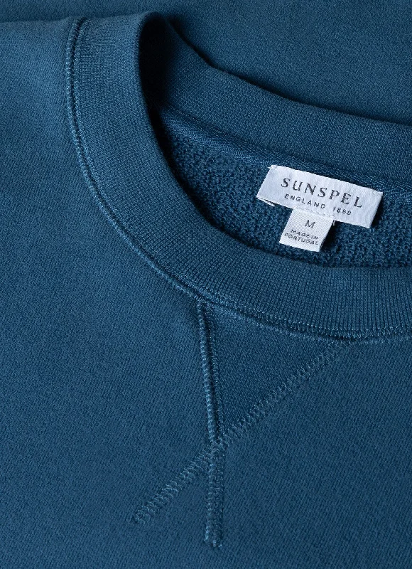 Men's Loopback Sweatshirt in Steel Blue