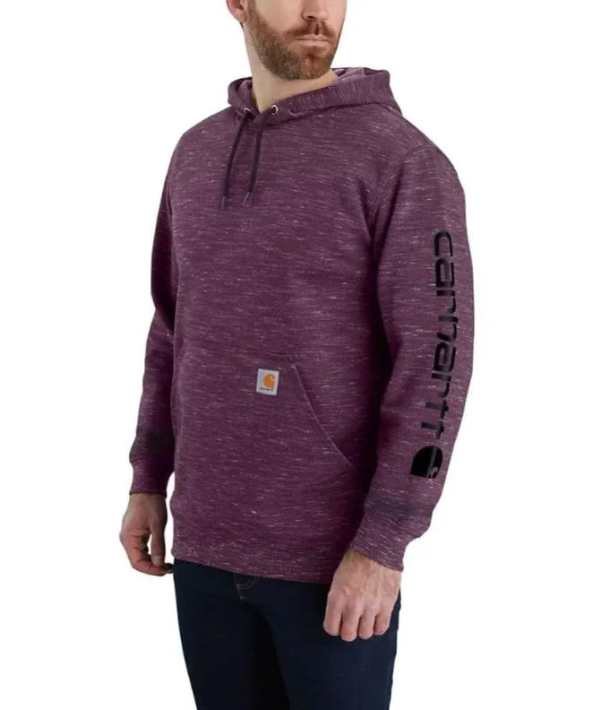 Men's Loose Fit Midweight Logo Sleeve Graphic Sweatshirt