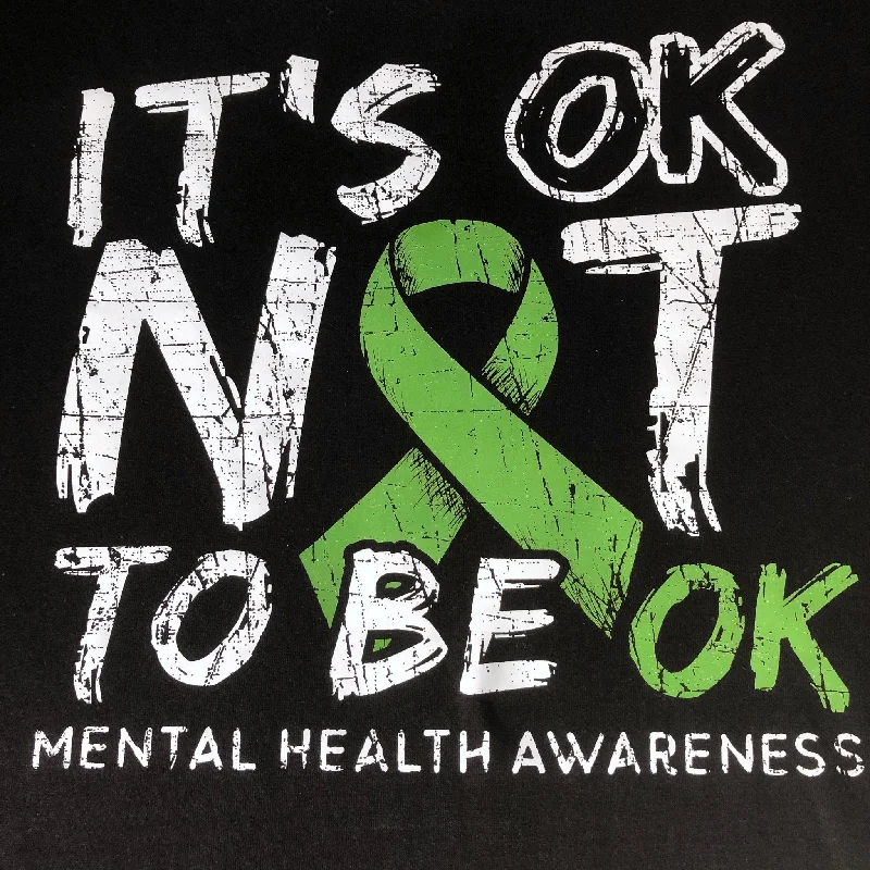 Mental Health Awareness Sweater, It's OK Not To Be OK, Long Sleeve Pullover Sweatshirt