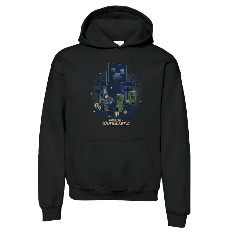 Minecraft Dungeons Creeper Kids Hoodie