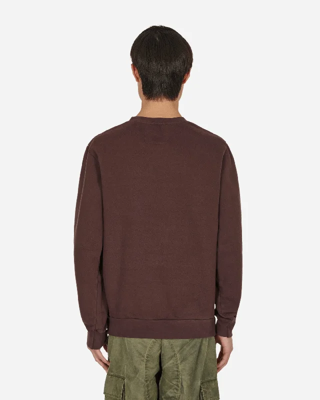 Karma Logo Crewneck Sweatshirt Brown