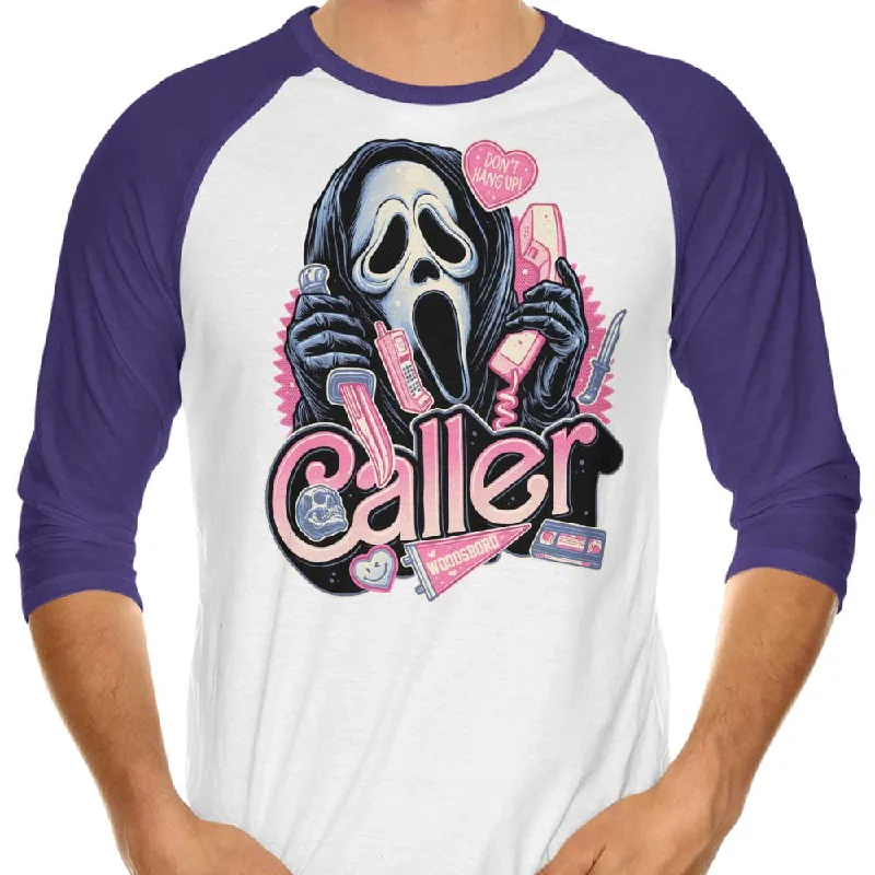 3/4 Sleeve Raglan T-Shirt / Purple / XS