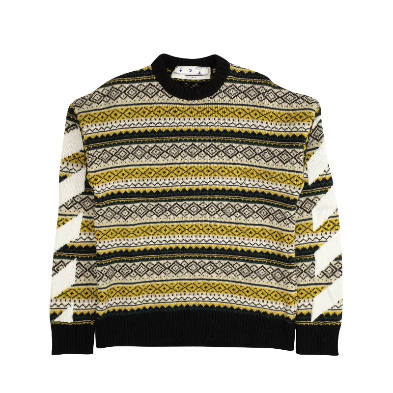 Multi Crewneck Fair Isle Sweater