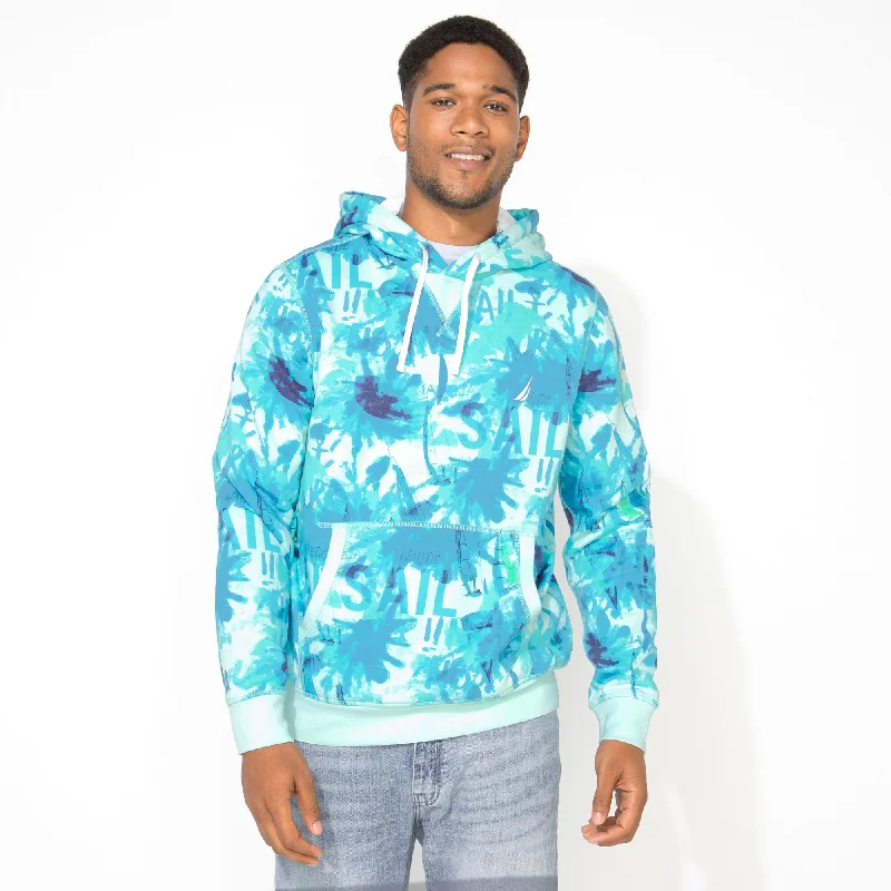 Nautica Mens Big & Tall Graphic Pullover Hoodie