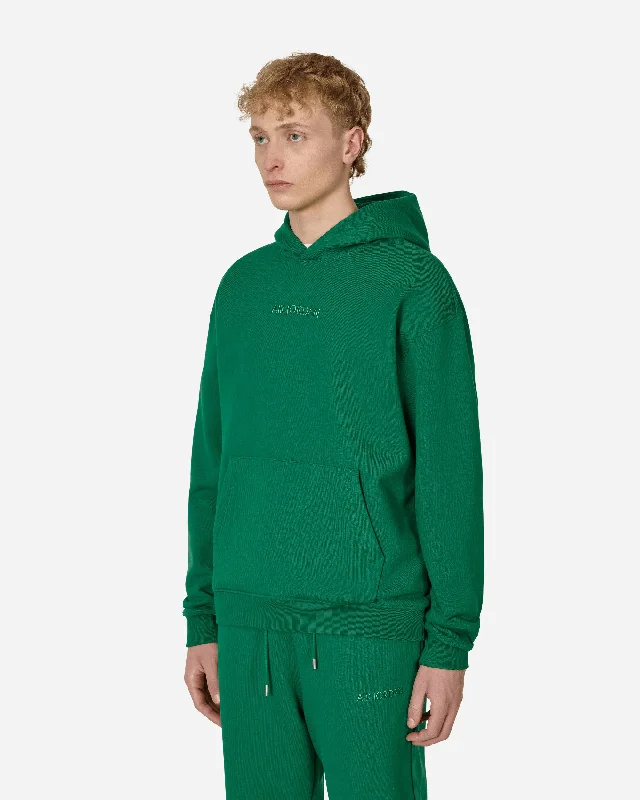 Wordmark Fleece Hooded Sweatshirt Green