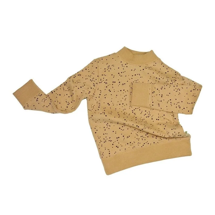 Nui Organics Organic Cotton Fleece Top - Toffee