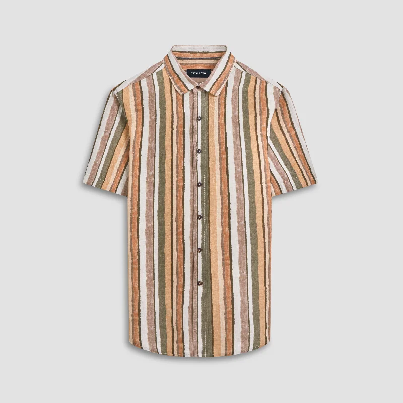 Orson Painted Stripe Short Sleeve Shirt