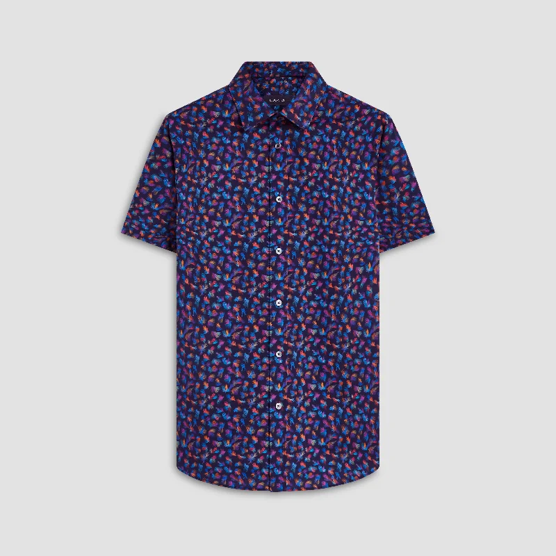 Orson Sea Lace Print Short Sleeve Shirt