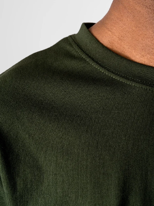 Oversized T-shirt - Bottlegreen