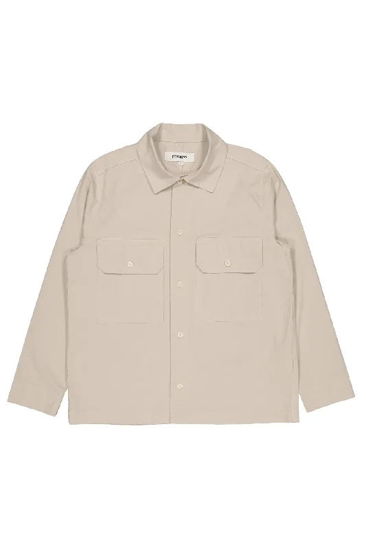 Parages Cargo Overshirt Chalk