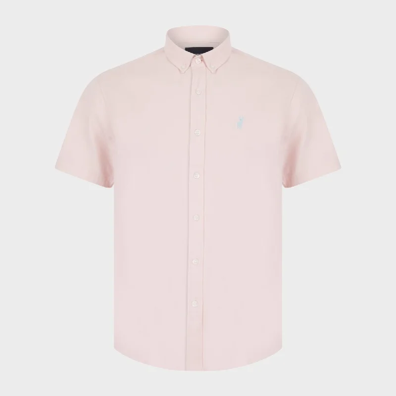 Pink Cotton Twill T-Shirt