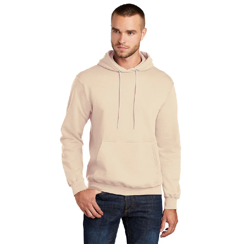 Port & Company PC78H Core Fleece Pullover Hooded Sweatshirt - Creme