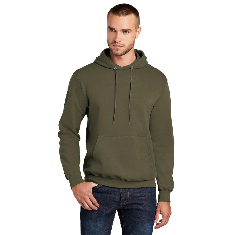 Port & Company PC78H Core Fleece Pullover Hooded Sweatshirt - Olive Drab Green