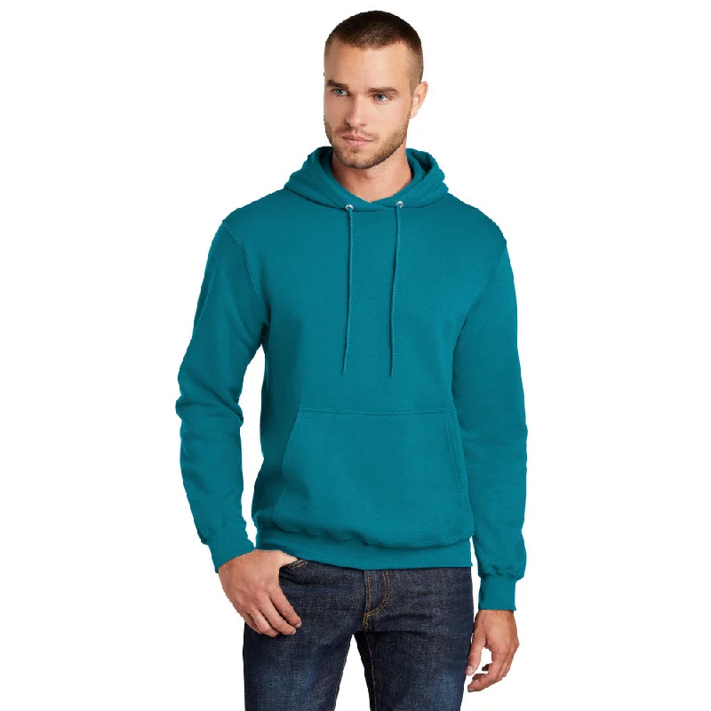 Port & Company PC78H Core Fleece Pullover Hooded Sweatshirt - Teal